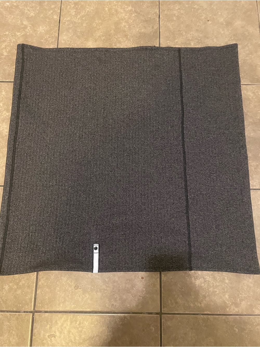 lululemon athletica Gray Ribbed Wrap Scarf